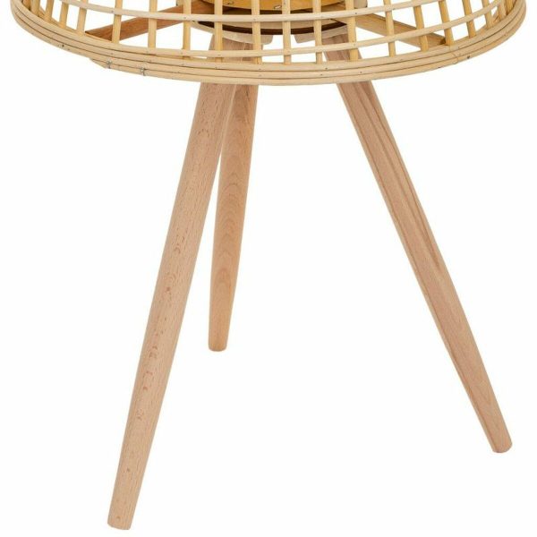 Lantern Alexandra House Living Natural Bamboo Rattan 36 x 64 x 36 cm Online now