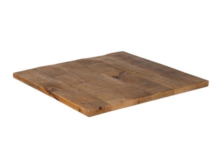 Table top Squared Beige Mango wood 70 x 70 x 3 cm Supply