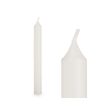 Candle Set Acorde 123-A-AR White 2 x 2 x 15 cm (12 Units) Fashion