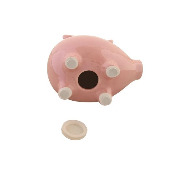 Money box DKD Home Decor Dolomite Children s Modern Pig Iridescent 16,5 x 11,5 x 15 cm Online Hot Sale