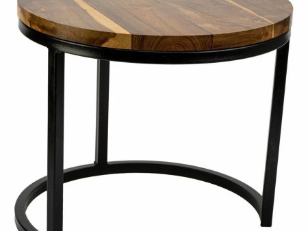 Centre Table Alexandra House Living Brown Iron Mango wood 38 x 65 x 38 cm Supply