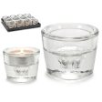 Candleholder Transparent Glass 6 x 4,3 x 6 cm (12 Units) Online now