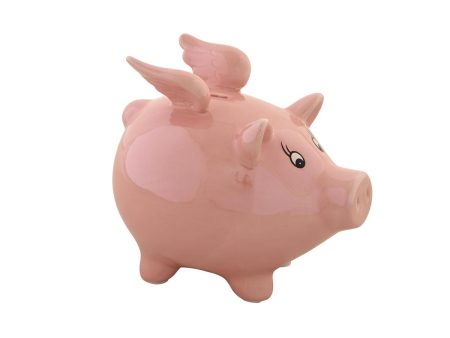 Money box DKD Home Decor Dolomite Children s Modern Pig Iridescent 16,5 x 11,5 x 15 cm Online Hot Sale