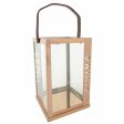 Lantern Alexandra House Living Copper Glass Stainless steel 18 x 30 x 18 cm Online