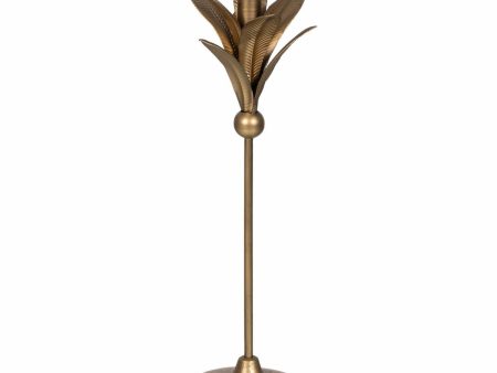 Candleholder Golden Iron 15 x 15 x 43 cm Fashion