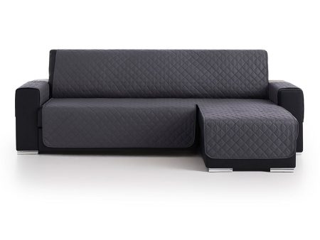 Sofa cover Belmarti Anthracite chaise longue 200 cm For Discount