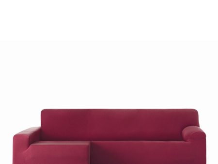 Left long arm chaise longue cover Eysa BRONX Burgundy 170 x 110 x 310 cm Hot on Sale