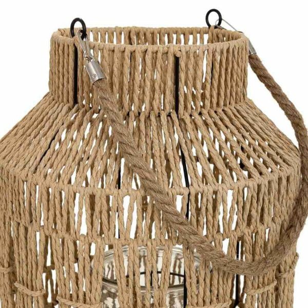 Lantern Alexandra House Living Natural Paper Iron 28 x 41 x 28 cm Fashion