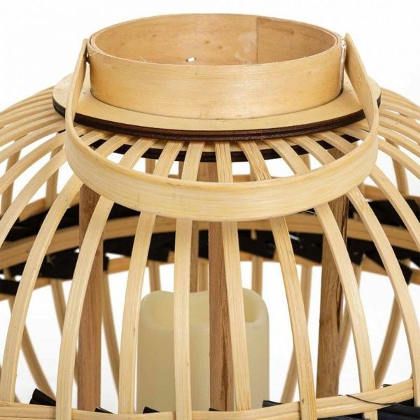 Lantern Alexandra House Living Natural Bamboo 37 x 30 x 37 cm Sale