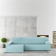 Left long arm chaise longue cover Eysa BRONX Aquamarine 170 x 110 x 310 cm Sale