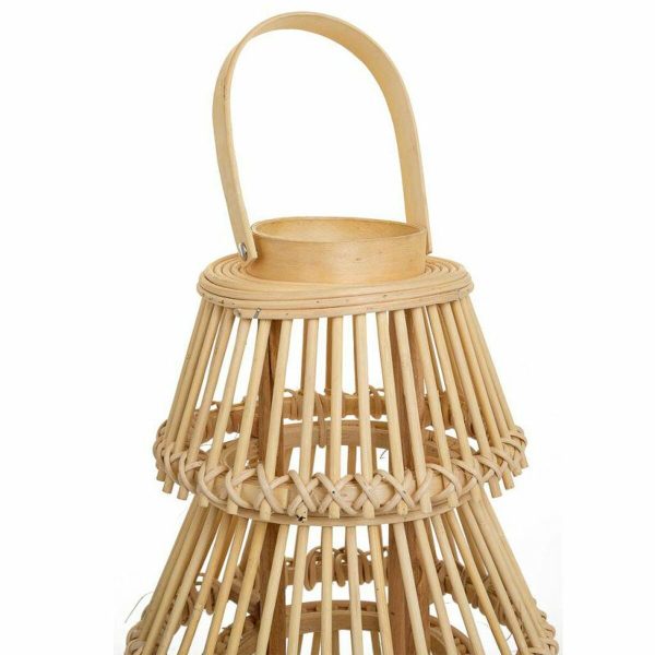 Lantern Alexandra House Living Natural Bamboo 29 x 42 x 29 cm Fashion