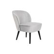 Armchair DKD Home Decor Black Grey Wood 59 x 66 x 76 cm Fashion