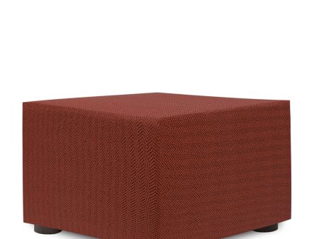 Pouffe cover Eysa JAZ Dark Red 100 x 65 x 100 cm Online