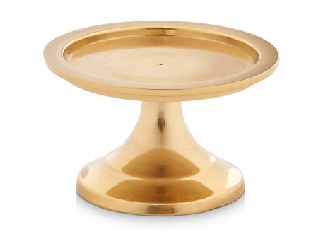 Candle Holder Golden Aluminium 10 x 6 x 10 cm (12 Units) Online now