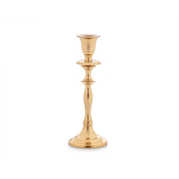 Candle Holder Golden Aluminium 4,5 x 20 x 7,5 cm (8 Units) Fashion