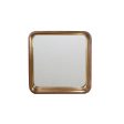 Wall mirror Romimex Brown 26 x 120 x 120 cm Squared Cheap