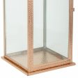 Lantern Alexandra House Living Copper Glass Stainless steel 29 x 70 x 29 cm on Sale