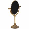 Mirror with Mounting Bracket Alexandra House Living Gold Resin 9 x 30 x 17 cm Online now