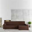 Right long arm chaise longue cover Eysa BRONX Brown 170 x 110 x 310 cm on Sale