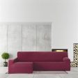 Left long arm chaise longue cover Eysa BRONX Burgundy 170 x 110 x 310 cm Hot on Sale