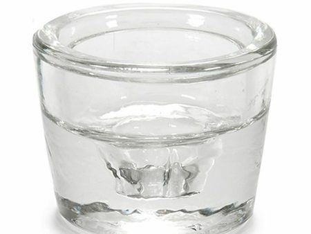 Candleholder Transparent Glass 6 x 4,3 x 6 cm (12 Units) Online now