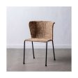 Dining Chair 50 x 54 x 77 cm Natural Black Supply