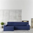 Left long arm chaise longue cover Eysa BRONX Blue 170 x 110 x 310 cm Online Sale