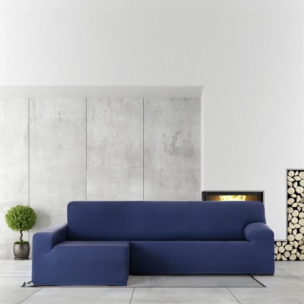 Left long arm chaise longue cover Eysa BRONX Blue 170 x 110 x 310 cm Online Sale