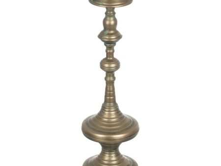 Candleholder Golden Iron 14 x 14 x 45,5 cm Supply