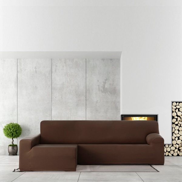 Left long arm chaise longue cover Eysa BRONX Brown 170 x 110 x 310 cm Cheap