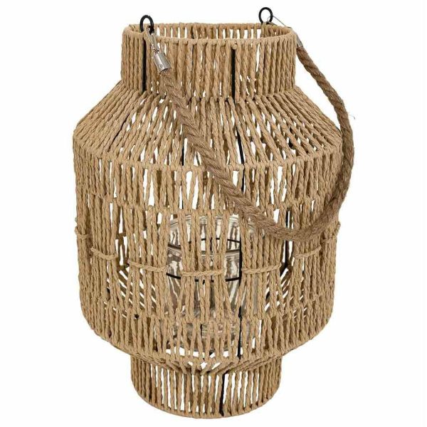 Lantern Alexandra House Living Natural Paper Iron 28 x 41 x 28 cm Fashion