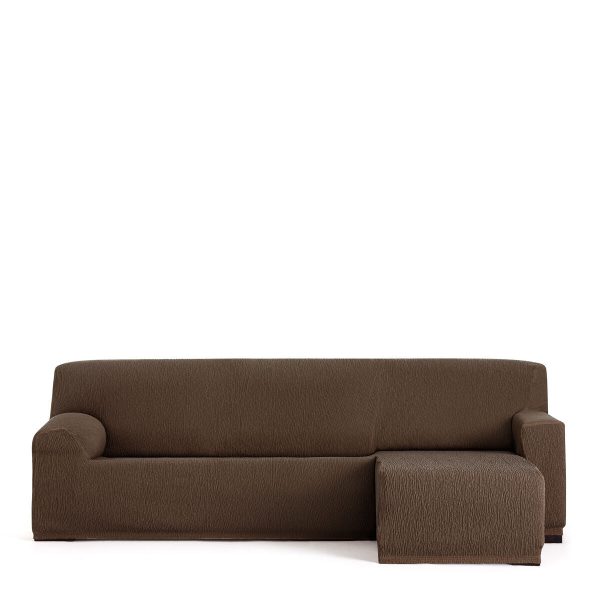 Right short arm chaise longue cover Eysa TROYA Brown 170 x 110 x 310 cm on Sale