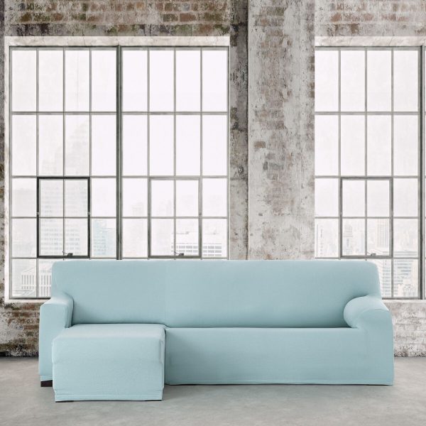 Right short arm chaise longue cover Eysa BRONX Aquamarine 110 x 110 x 310 cm Discount