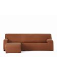 Right short arm chaise longue cover Eysa BRONX Brown 110 x 110 x 310 cm on Sale