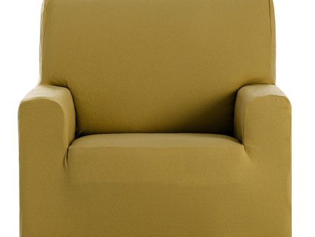 Armchair slipcovers Eysa BRONX Mustard 70 x 110 x 110 cm For Sale