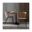 Dining Chair 50 x 54 x 77 cm Natural Black Supply