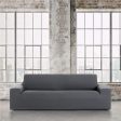 Sofa Cover Eysa BRONX Dark grey 70 x 110 x 210 cm Fashion