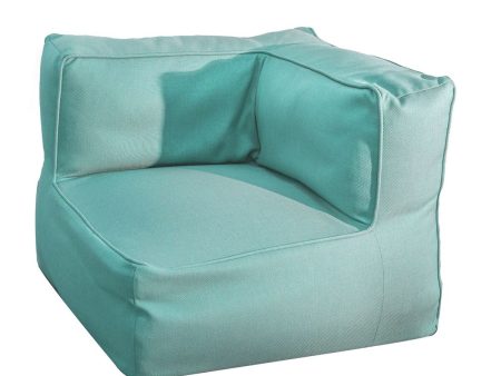 Garden sofa Gissele Turquoise Nylon 80 x 80 x 64 cm Fashion