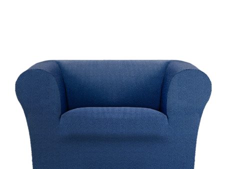 Armchair slipcovers Eysa JAZ Blue 110 x 100 x 130 cm Hot on Sale