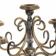 Candle Holder Alexandra House Living Gold Iron 29 x 47 x 29 cm For Cheap