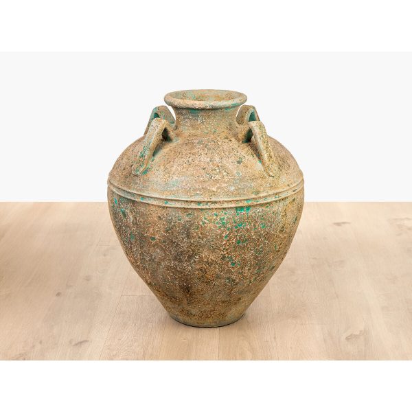 Floor vase Alexandra House Living Beige Ceramic 75 x 80 x 75 cm Discount