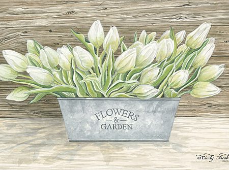 CIN611 - Flowers & Garden Tulips - 18x12 Online now