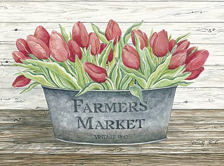 CIN612 - Farmer s Market Tulips - 18x12 on Sale