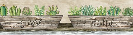 CIN544 - Grateful & Thankful Succulents - 20x5 Hot on Sale