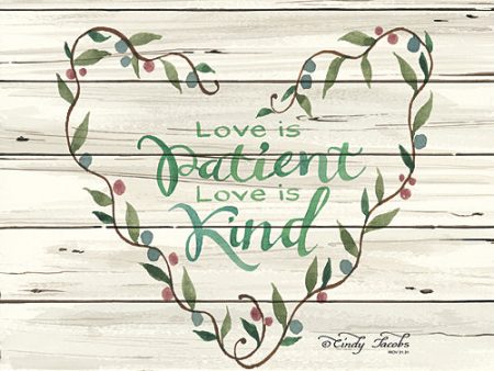 CIN338 - Love is Patient Heart Wreath - 12x12 For Cheap