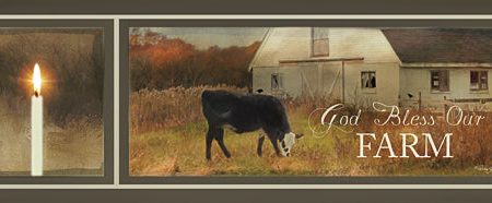 RLV537 - God Bless Our Farm - 18x6 For Cheap