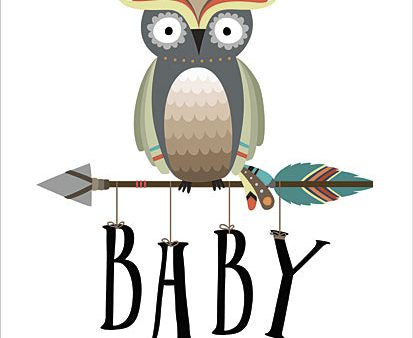 SB420 - Owl Baby - 12x16 Supply