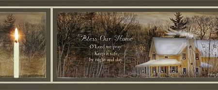 RLV543 - God Bless Our Home - 18x6 For Sale