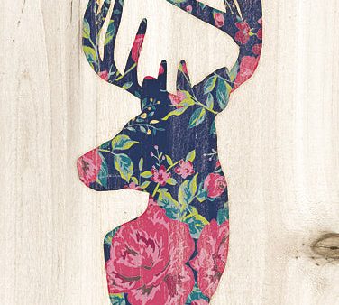 DD1513A - Floral Deer - 12x16 Online